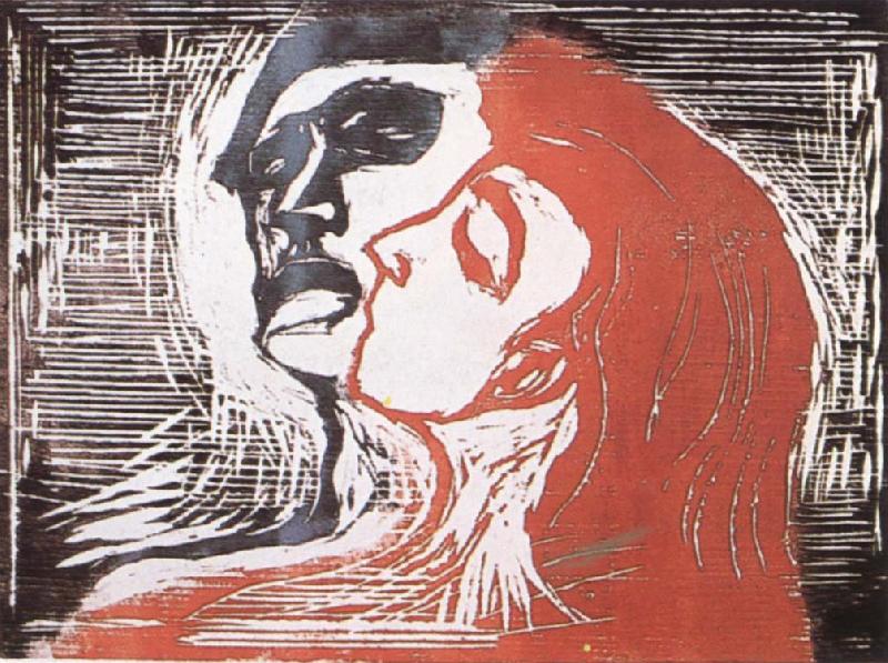 Edvard Munch Male and female china oil painting image